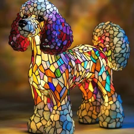 Veilleuse chien USB – lampe décorative animale à lumière LED chaude