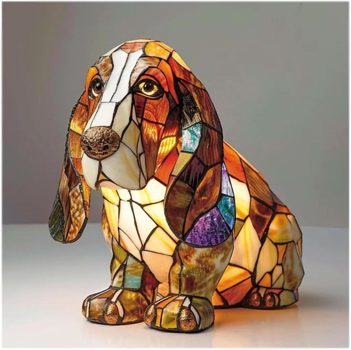 Veilleuse chien USB – lampe décorative animale à lumière LED chaude