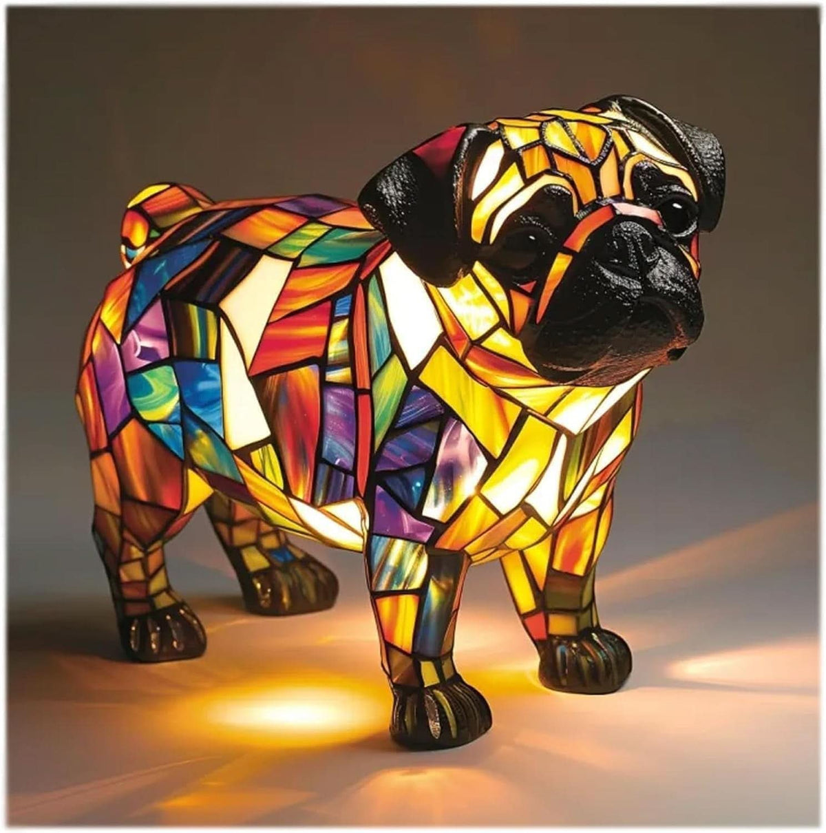 Veilleuse chien USB – lampe décorative animale à lumière LED chaude