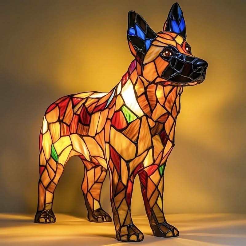 Veilleuse chien USB – lampe décorative animale à lumière LED chaude