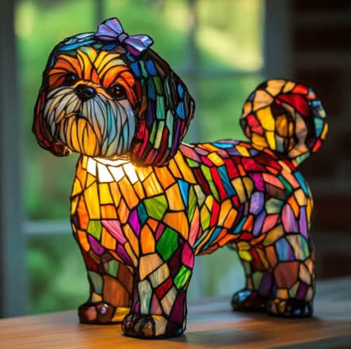 Veilleuse chien USB – lampe décorative animale à lumière LED chaude