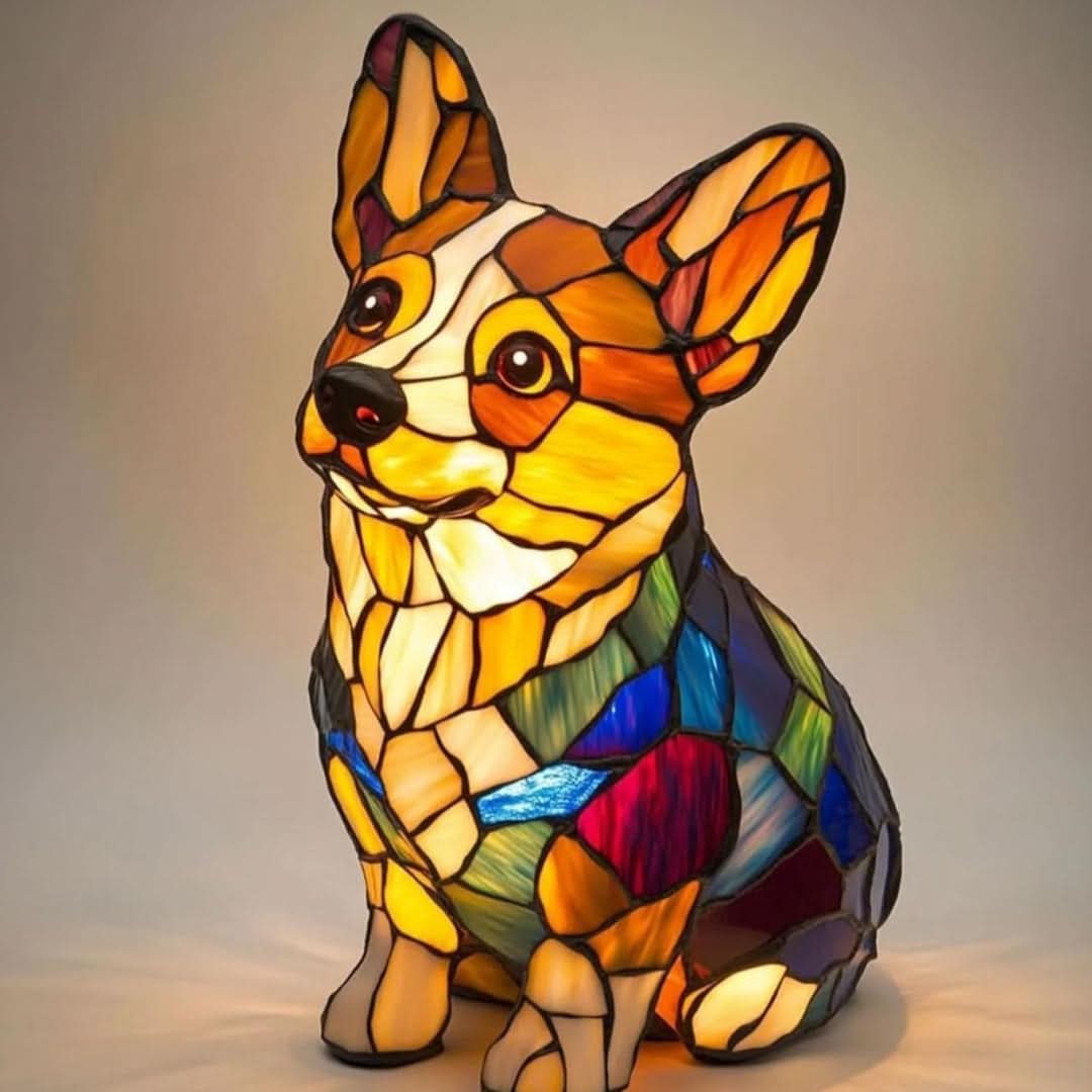 Veilleuse chien USB – lampe décorative animale à lumière LED chaude
