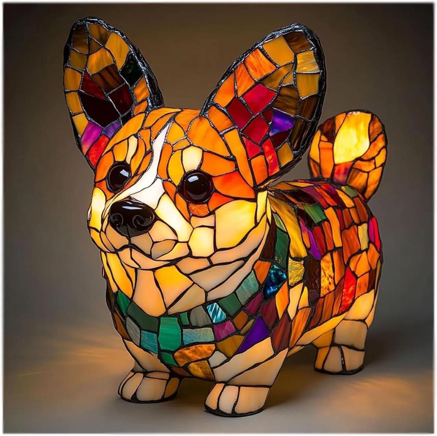 Veilleuse chien USB – lampe décorative animale à lumière LED chaude