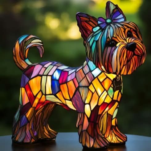 Veilleuse chien USB – lampe décorative animale à lumière LED chaude