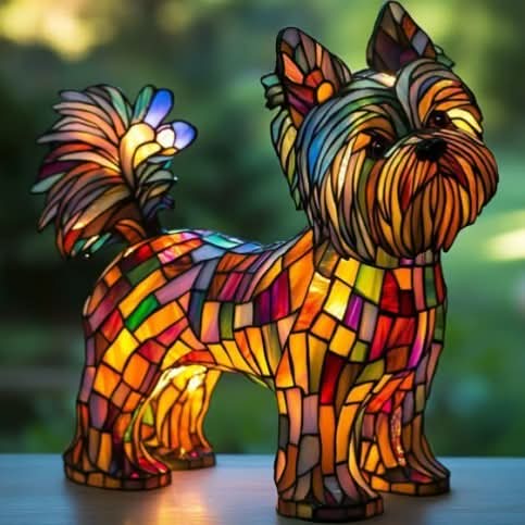 Veilleuse chien USB – lampe décorative animale à lumière LED chaude