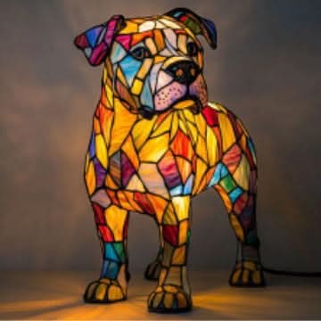 Veilleuse chien USB – lampe décorative animale à lumière LED chaude