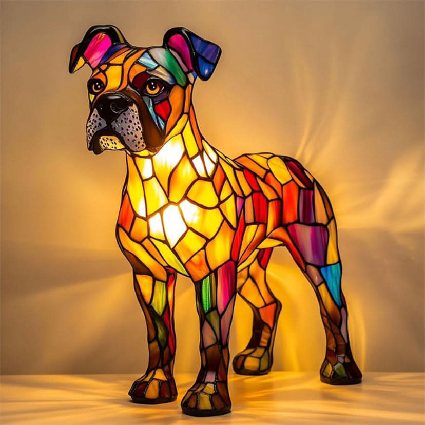 Veilleuse chien USB – lampe décorative animale à lumière LED chaude