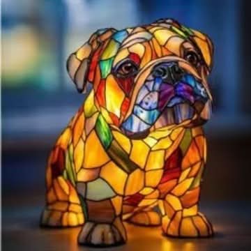 Veilleuse chien USB – lampe décorative animale à lumière LED chaude