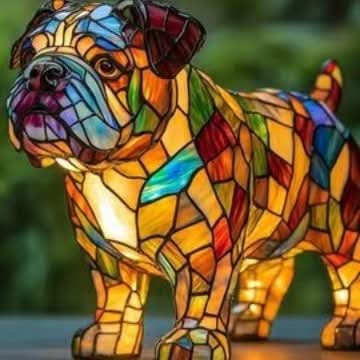 Veilleuse chien USB – lampe décorative animale à lumière LED chaude
