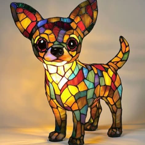 Veilleuse chien USB – lampe décorative animale à lumière LED chaude
