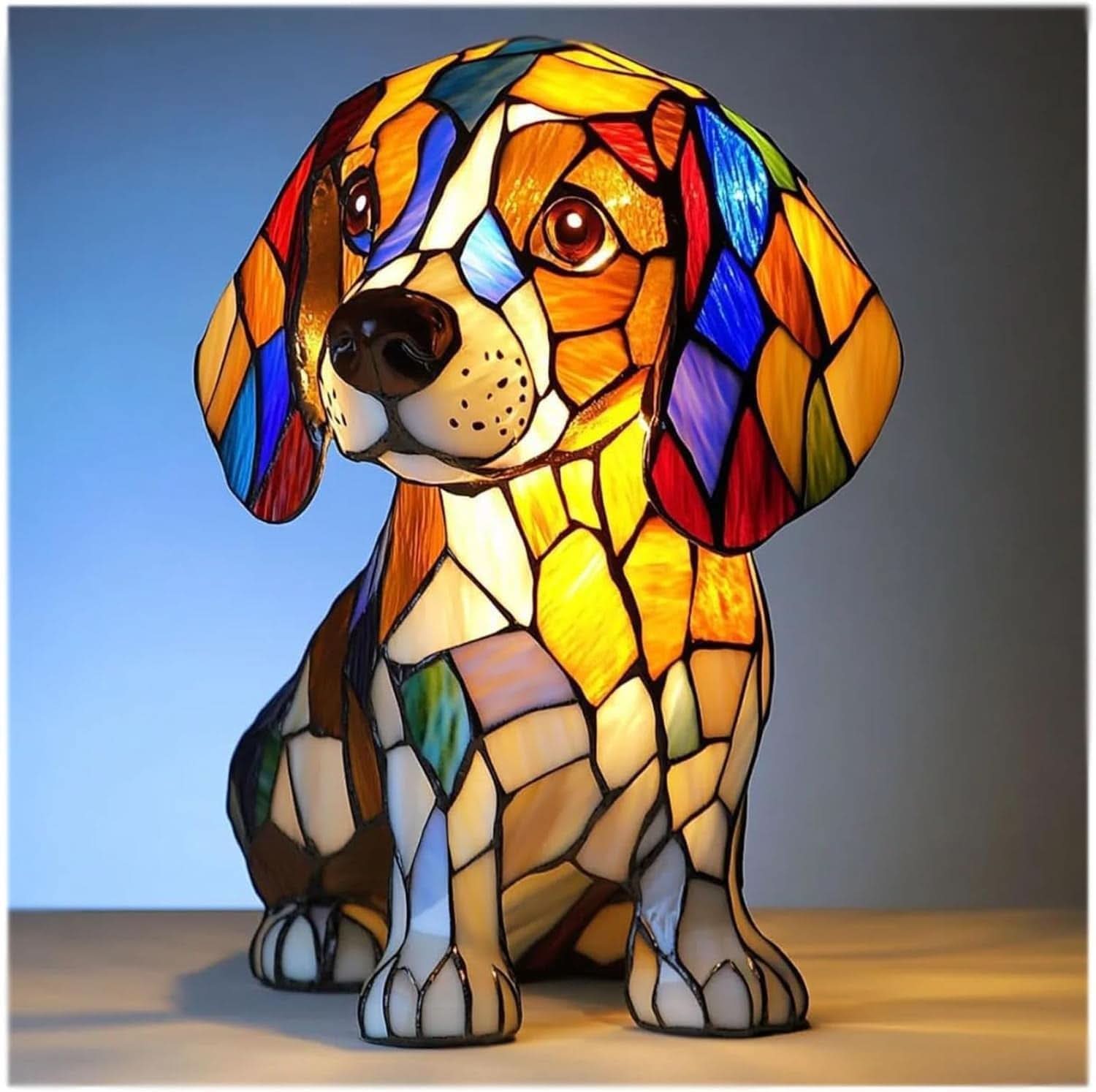 Veilleuse chien USB – lampe décorative animale à lumière LED chaude