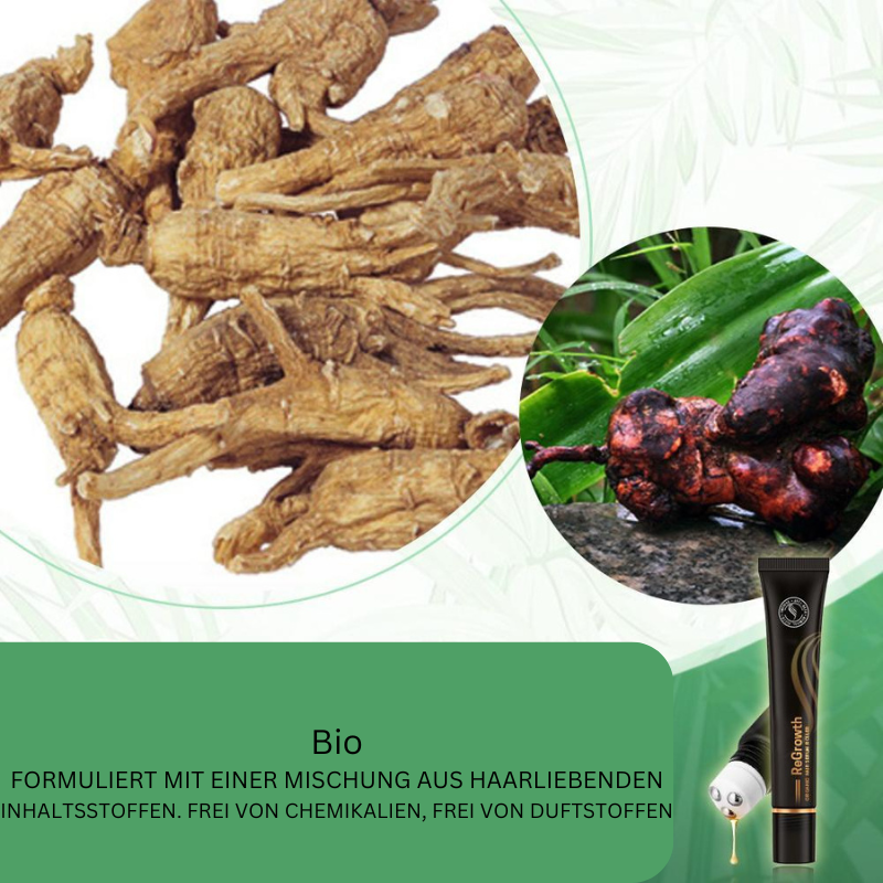 Sérum Bio pour Cheveux avec Roller – Soin Naturel pour Cheveux Plus Denses