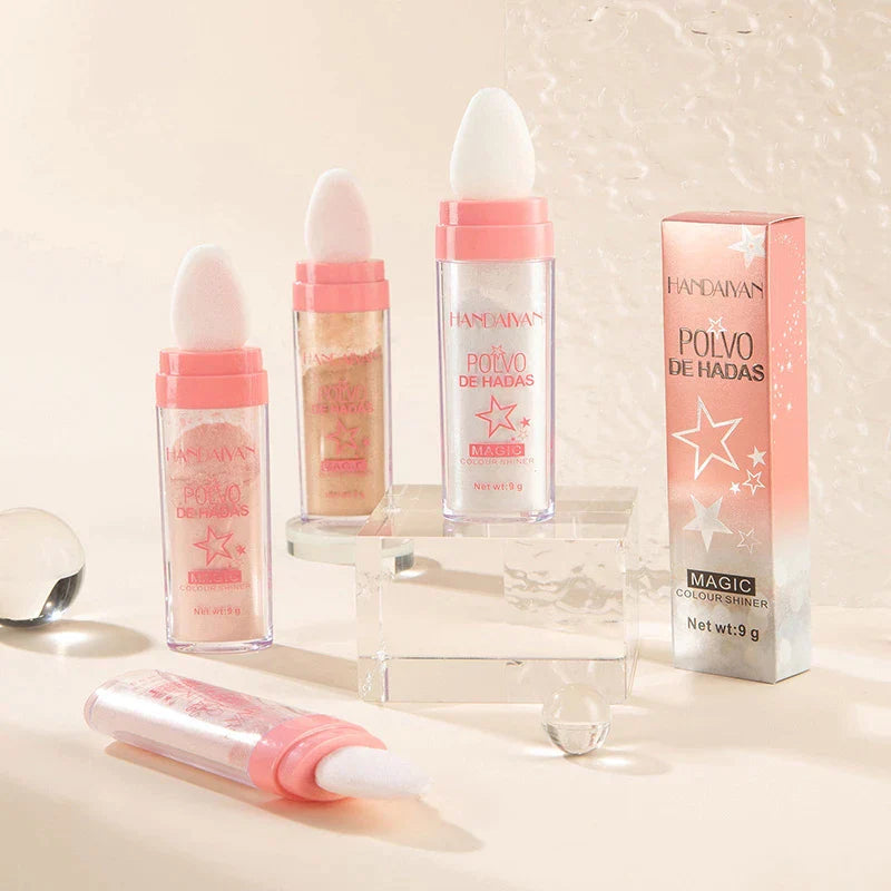 Highlighter Illuminateur Visage & Corps – Fini Scintillant Longue Tenue