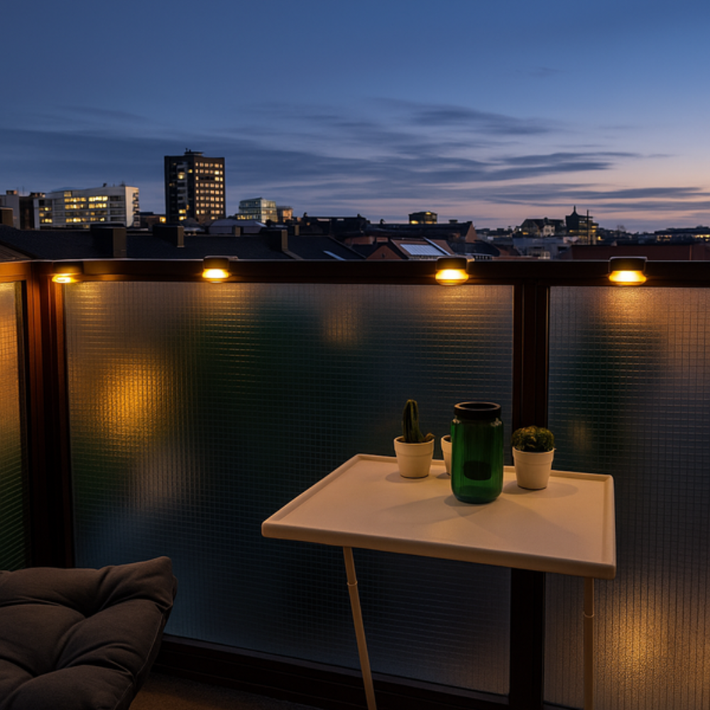 Lampe Solaire Extérieure Sans Fil Autocollante avec Capteur Crépusculaire