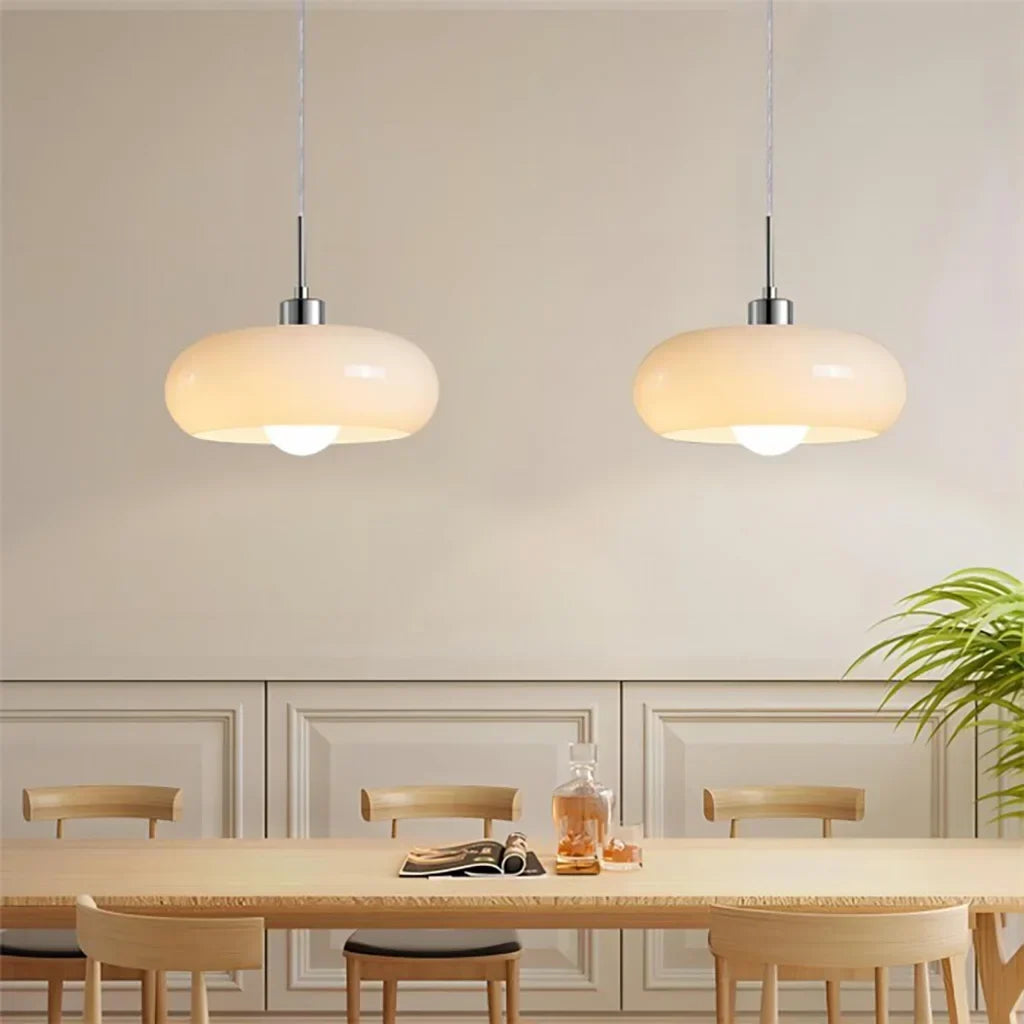 Suspension en verre style Nordic Bauhaus pour chaque pièce