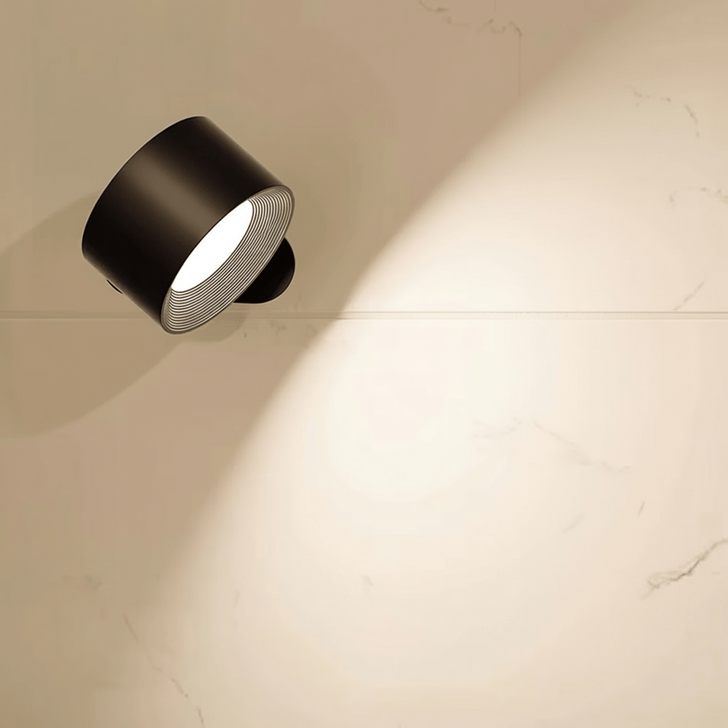 Applique LED sans fil avec tête pivotante et batterie USB-C