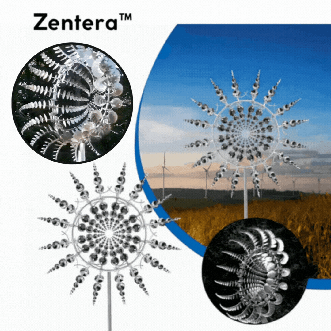 Spirale à Vent Décorative en Acier Inoxydable pour Jardin et Terrasse