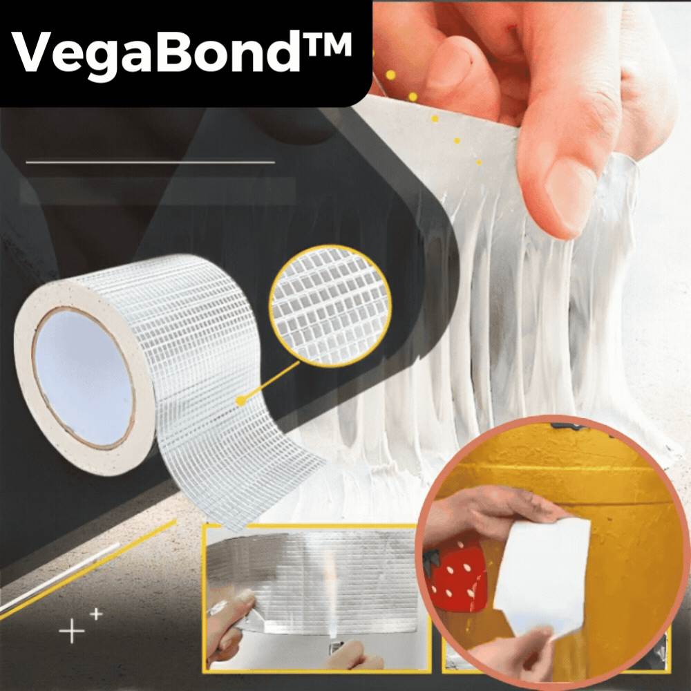 VegaBond™ – Ruban adhésif ultra-résistant et étanche pour toute réparation [50 % de réduction]