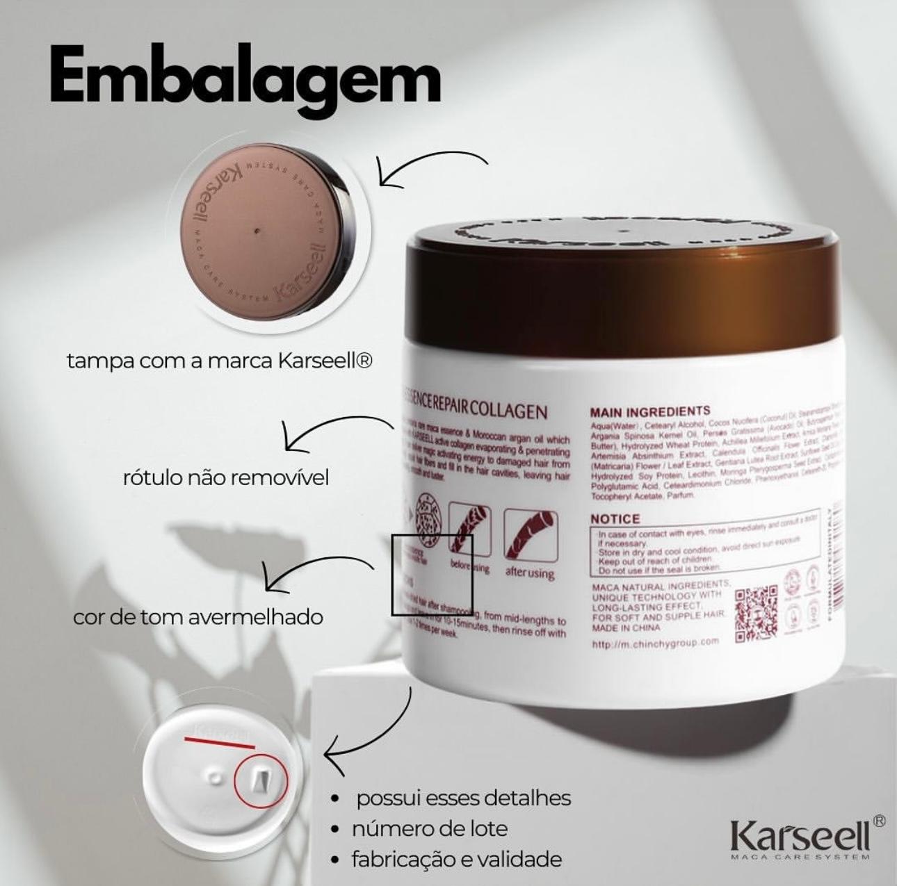 Masque Capillaire Collagène & Maca – Hydratation Profonde et Brillance