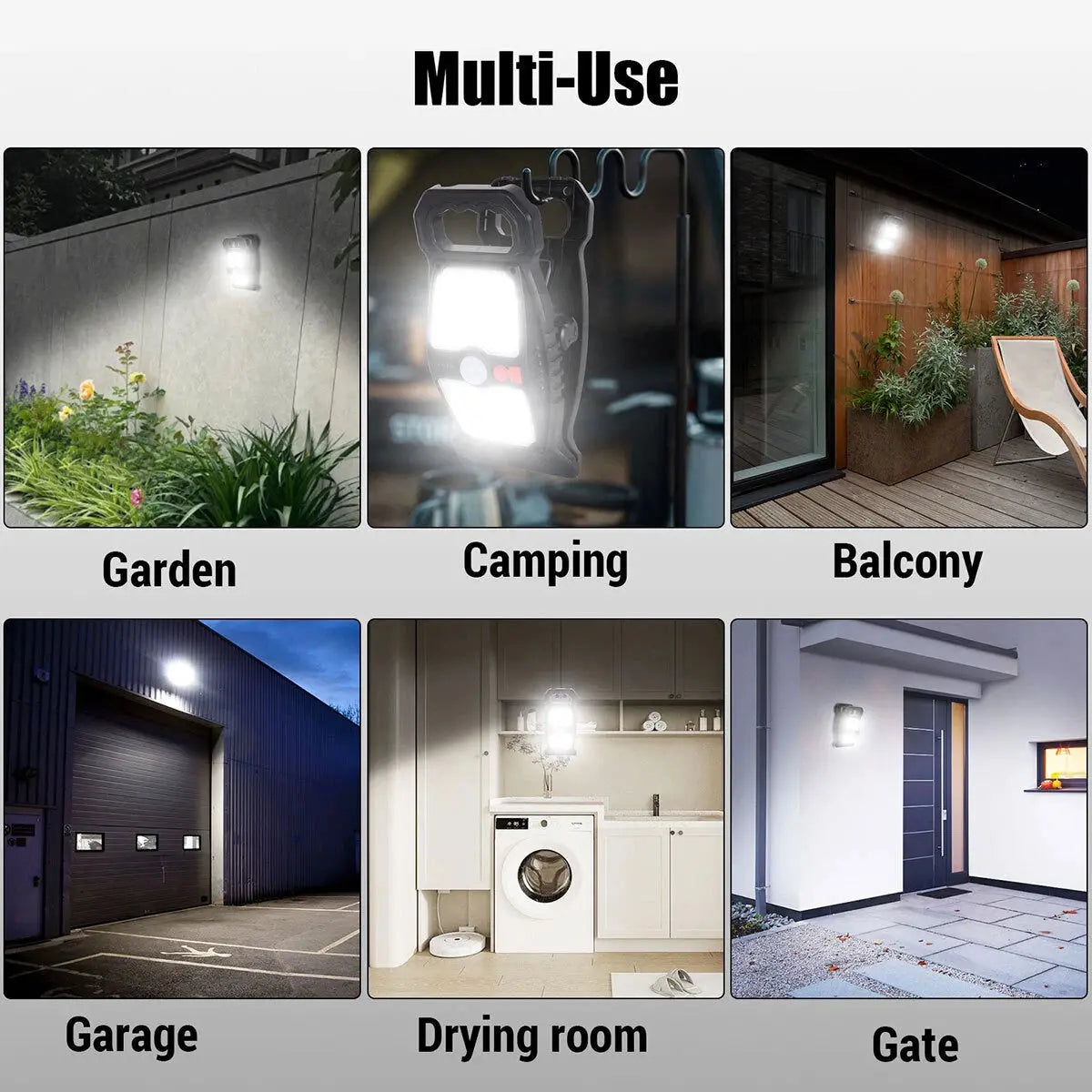 SolarClip™ – Détecteur de mouvement solaire étanche avec lampes LED efficaces [50 % de réduction]