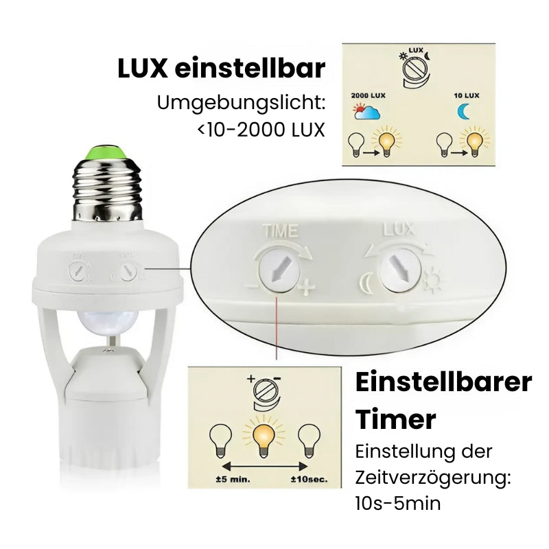 SmartBulb™ – Éclairage intelligent avec ajustement automatique de la luminosité [1 + 1 Gratuit]
