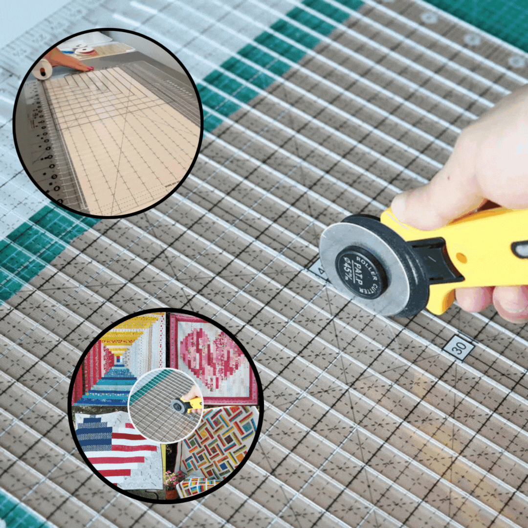 Règle de découpe tissu précise pour quilting et couture