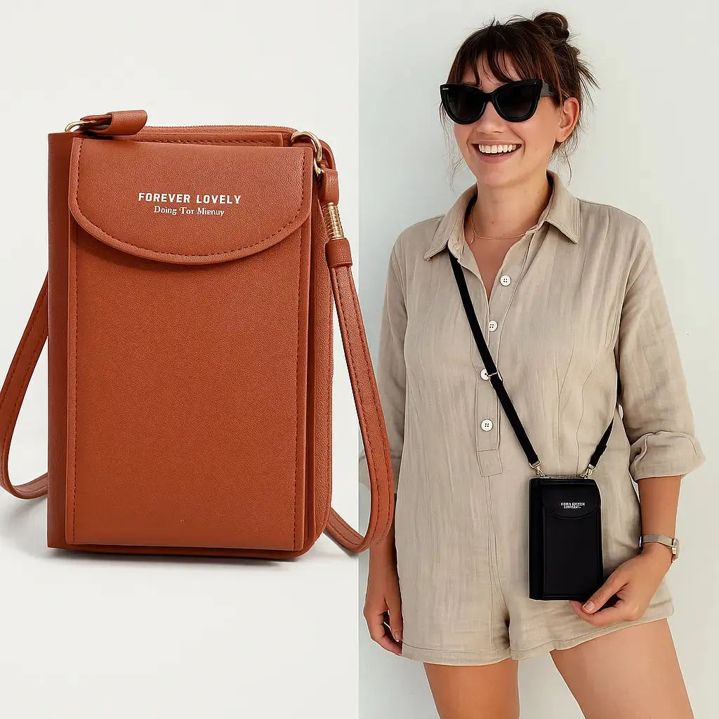 Bella™ – Pochette-portefeuille pratique avec bandoulière [50 % de réduction]