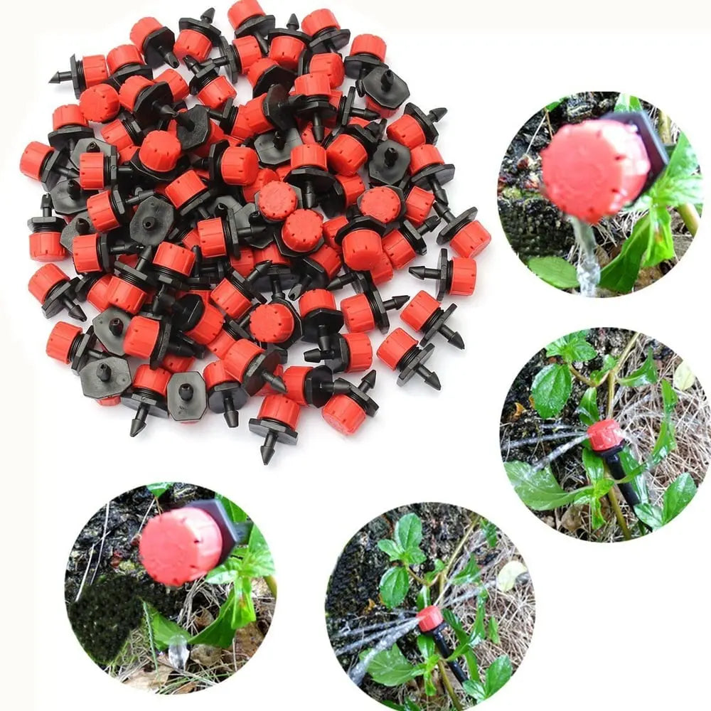 Goutteurs d'irrigation goutte-à-goutte réglables 360° pour jardin et balcon