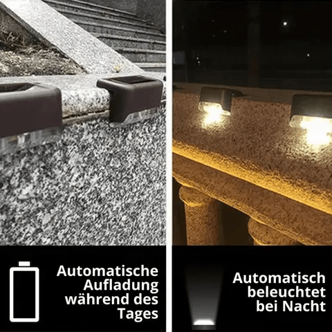 Lampes Solaires pour Escaliers et Chemins Extérieurs LED IP44