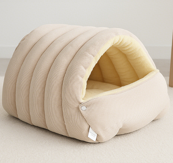 Lit Douillet pour Chien et Chat – Cocon Chaud en Polaire Arctique