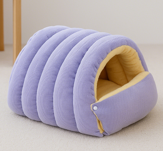 Lit Douillet pour Chien et Chat – Cocon Chaud en Polaire Arctique
