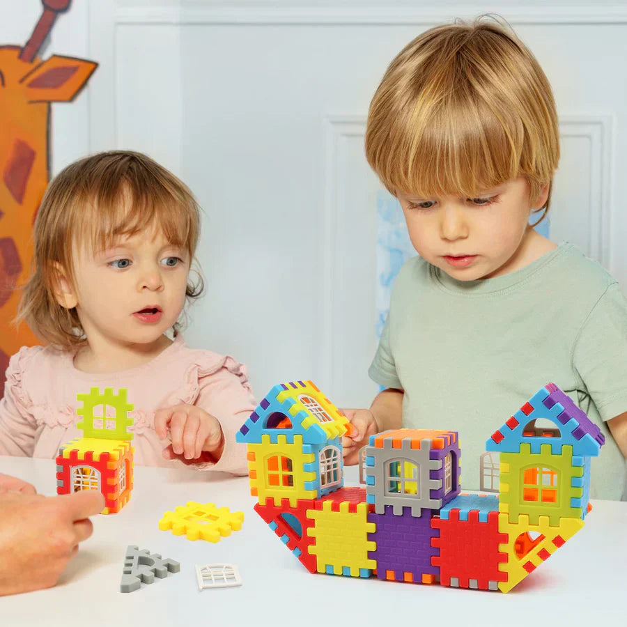Jeu de construction Montessori pour enfants dès 3 ans – Apprentissage créatif