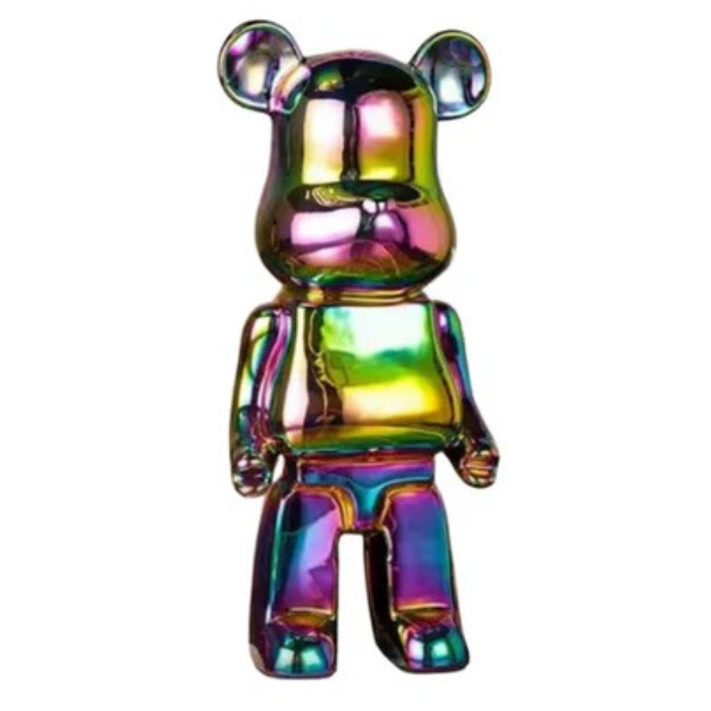 Sculpture d'ours en résine – figurine décorative moderne pour la maison