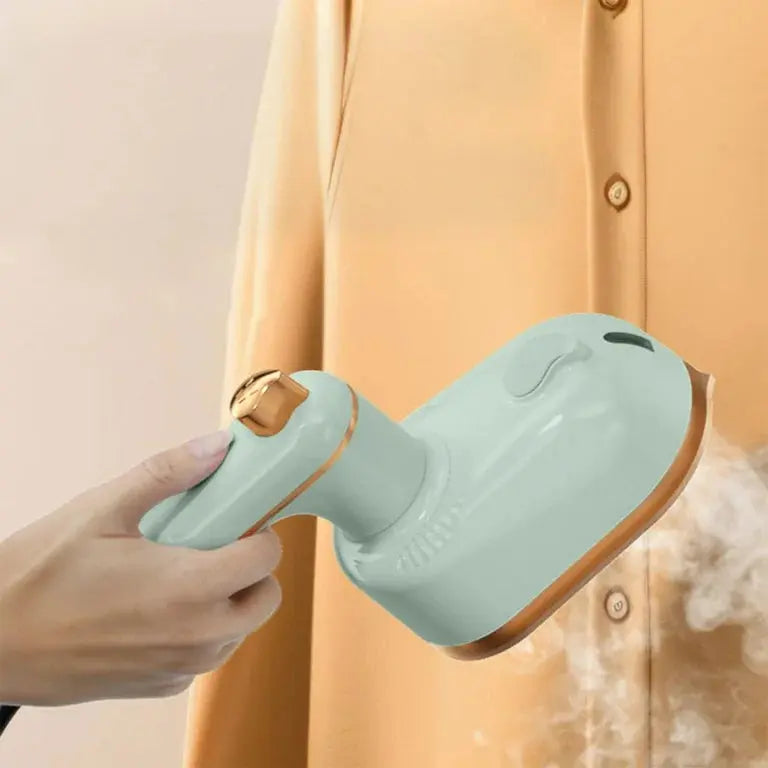 Fer à Repasser Vapeur Compact 2-en-1 avec Semelle en Titane