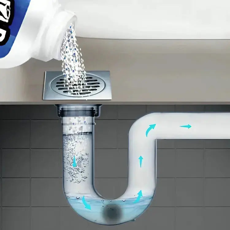 Poudre Déboucheur Canalisations – Évier, Douche & WC