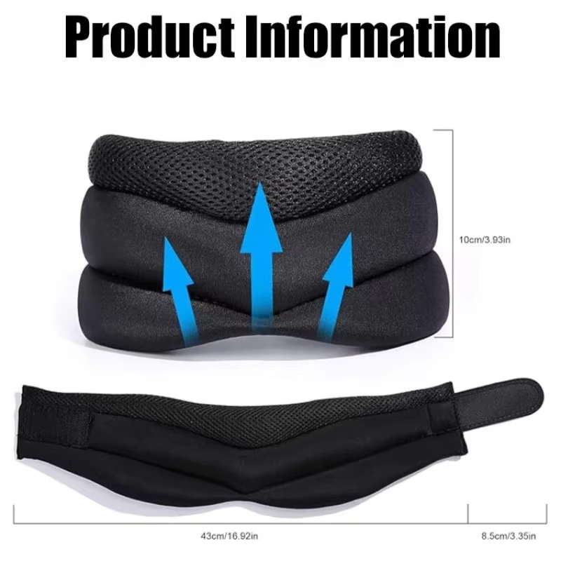 Oreiller Cervical Ergonomique en Mousse à Mémoire de Forme pour le Sommeil