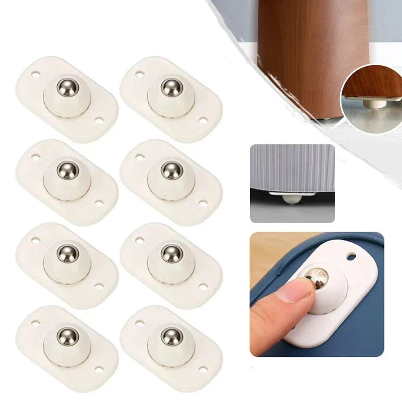 Roulettes pour Meubles à 360° – Protection Sol & Déplacement Facile
