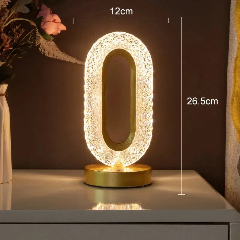 Veilleuse LED dimmable avec commande tactile et 3 couleurs de lumière