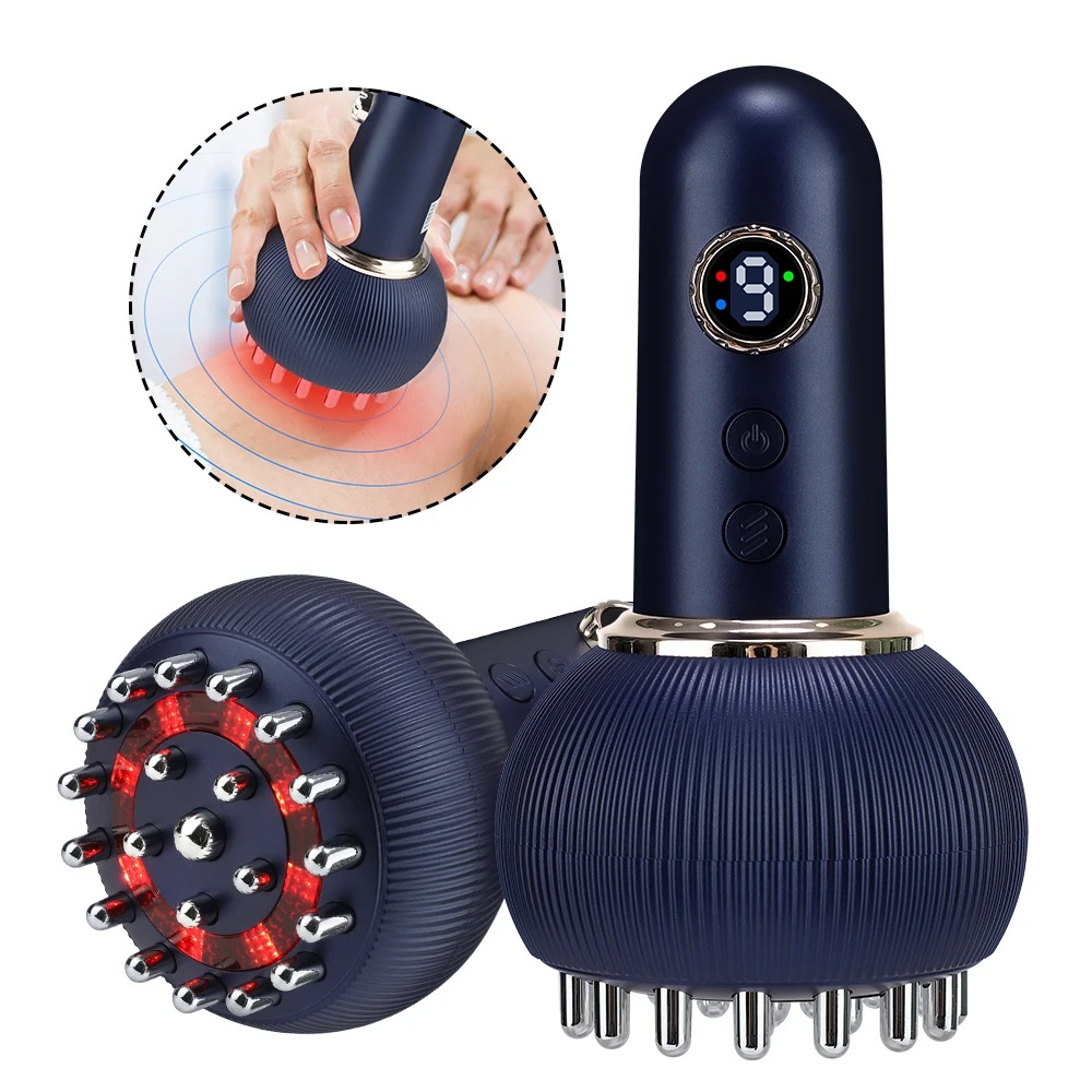 Appareil de Massage Multifonction Chaleur Vibration et Microcourant