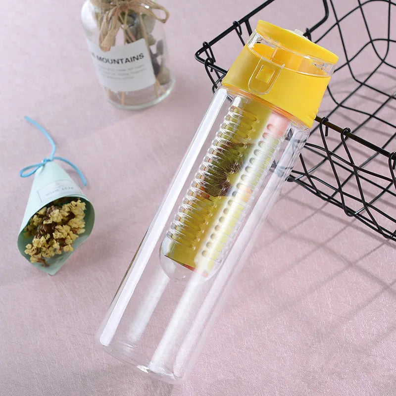 Bouteille d'Eau avec Infuseur à Fruits 700 ml – Sans BPA