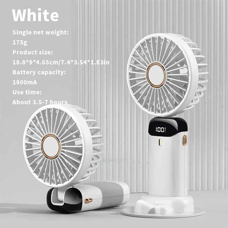 MiniFan™ - Ventilateur mini puissant avec affichage LED intelligent [50% de réduction]
