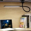 Lampe pince à col de cygne – dimmable, 3 couleurs de lumière, USB