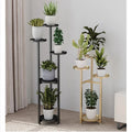 Étagère à plantes multi-niveaux avec plateaux ronds – 3 hauteurs au choix