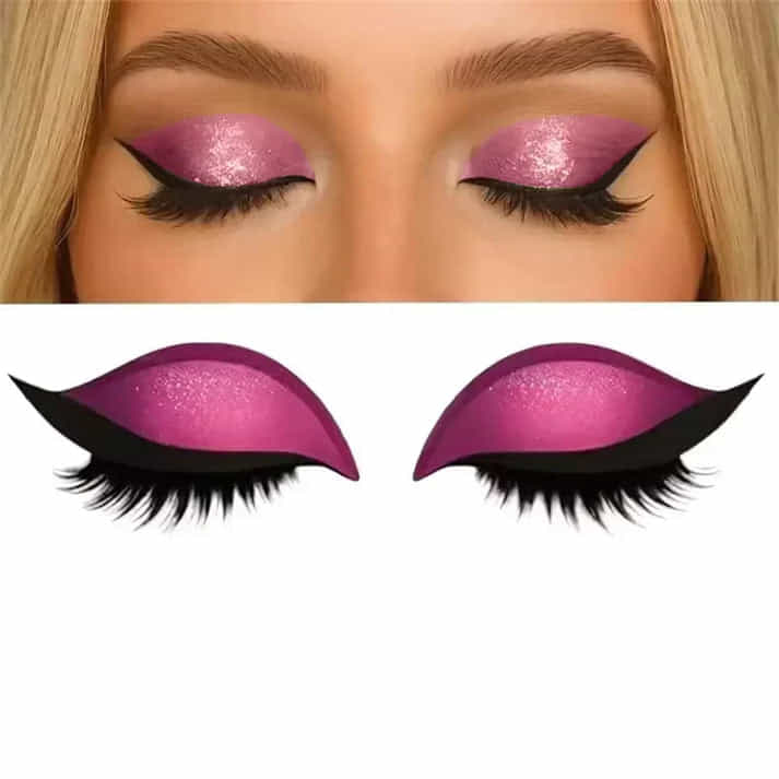 Stickers Eyeliner Réutilisables Imperméables – Trait Parfait Sans Pinceau