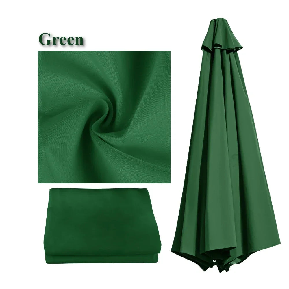 Housse de Parasol Imperméable avec Ventilation pour Jardin et Terrasse