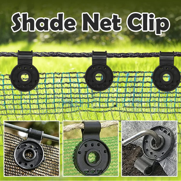 Clips de Fixation Extérieur pour Filets, Bâches et Couvertures de Jardin
