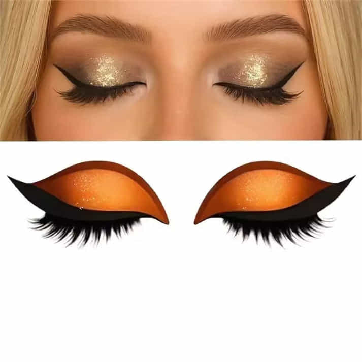 Stickers Eyeliner Réutilisables Imperméables – Trait Parfait Sans Pinceau