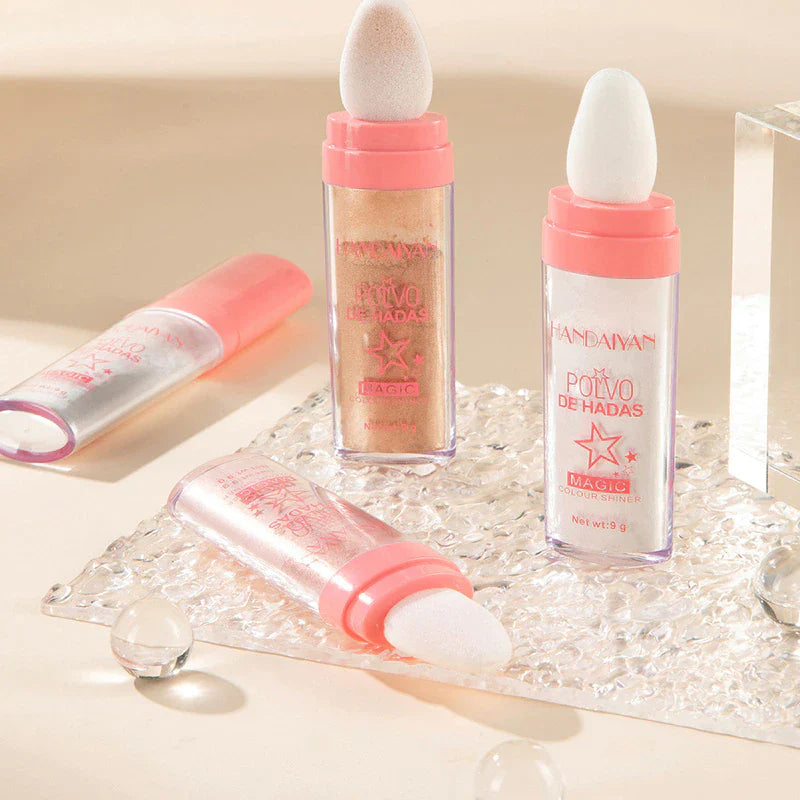 Highlighter Illuminateur Visage & Corps – Fini Scintillant Longue Tenue