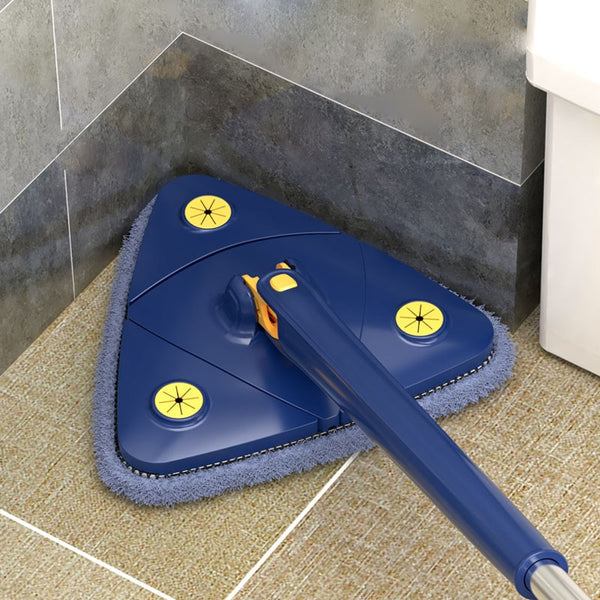 Balai Serpillière Rotatif 360° avec Manche Télescopique et Microfibre