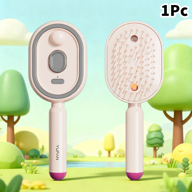 Brosse Démêlante Vaporisante Sans Fil – Démêler et Hydrater